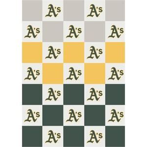NEW The Styled Collection Oakland Athletics MLB Buttery‎ Ombre Throw Blanket